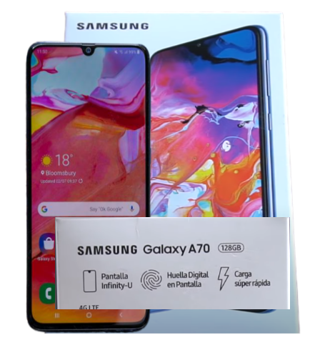 Samsung A70 precio en Honduras